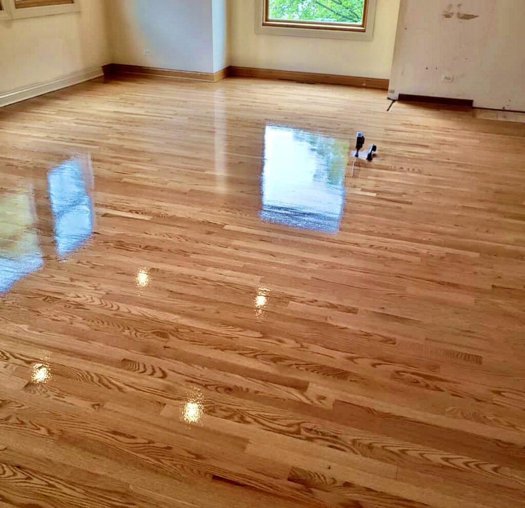 Finished-Hardwood-Floor-after-repairing-and-sanding